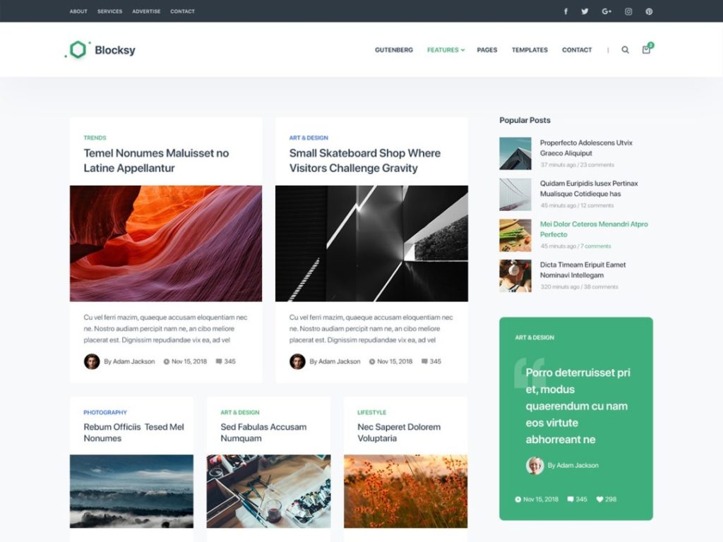 WordPress theme Image