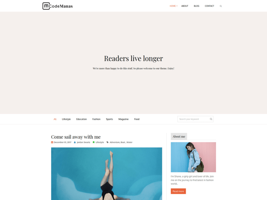 WordPress theme Image