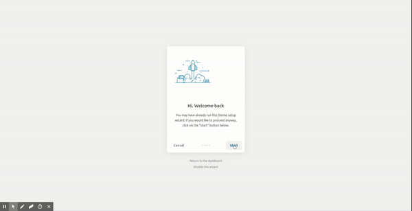 Setup Screen