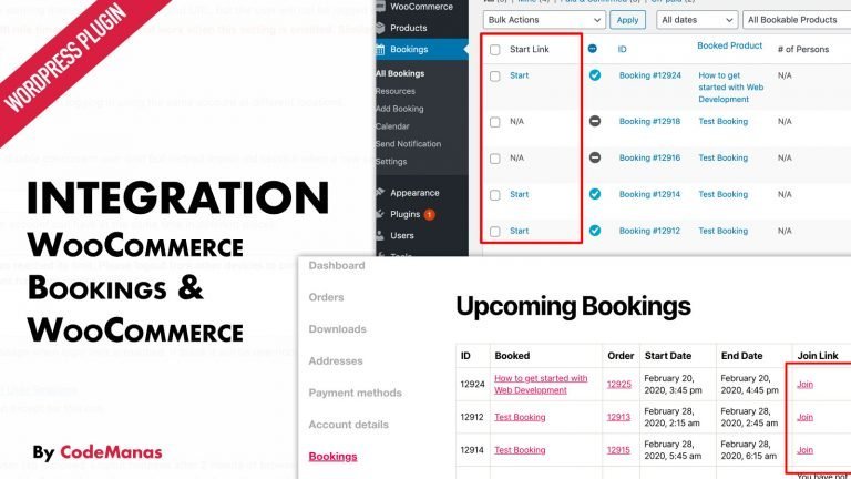 Zoom Integration for WooCommerce Bookings