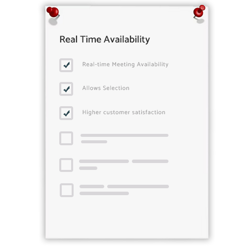REal-time-availability